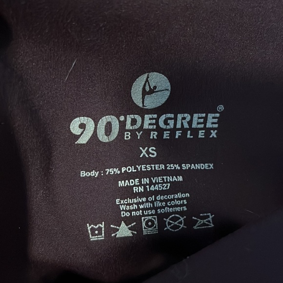 ☀️90 Degree Crop Leggings size XSmall - Picture 3 of 3